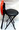 Folding Cushion Stool Side view