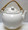 Tougei White Tea Pot with Bamboo Handle