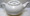 Large Flat White Tea Pot