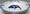 Blue Carp Fish 8 Inch Large Dish
