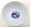 Modern Blue Koi Fish 5 Inch Rice Bowl Inside