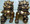 Gold Guardian Lions Foo Dogs Figures