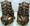 Gold Guardian Lions Foo Dogs Figures back