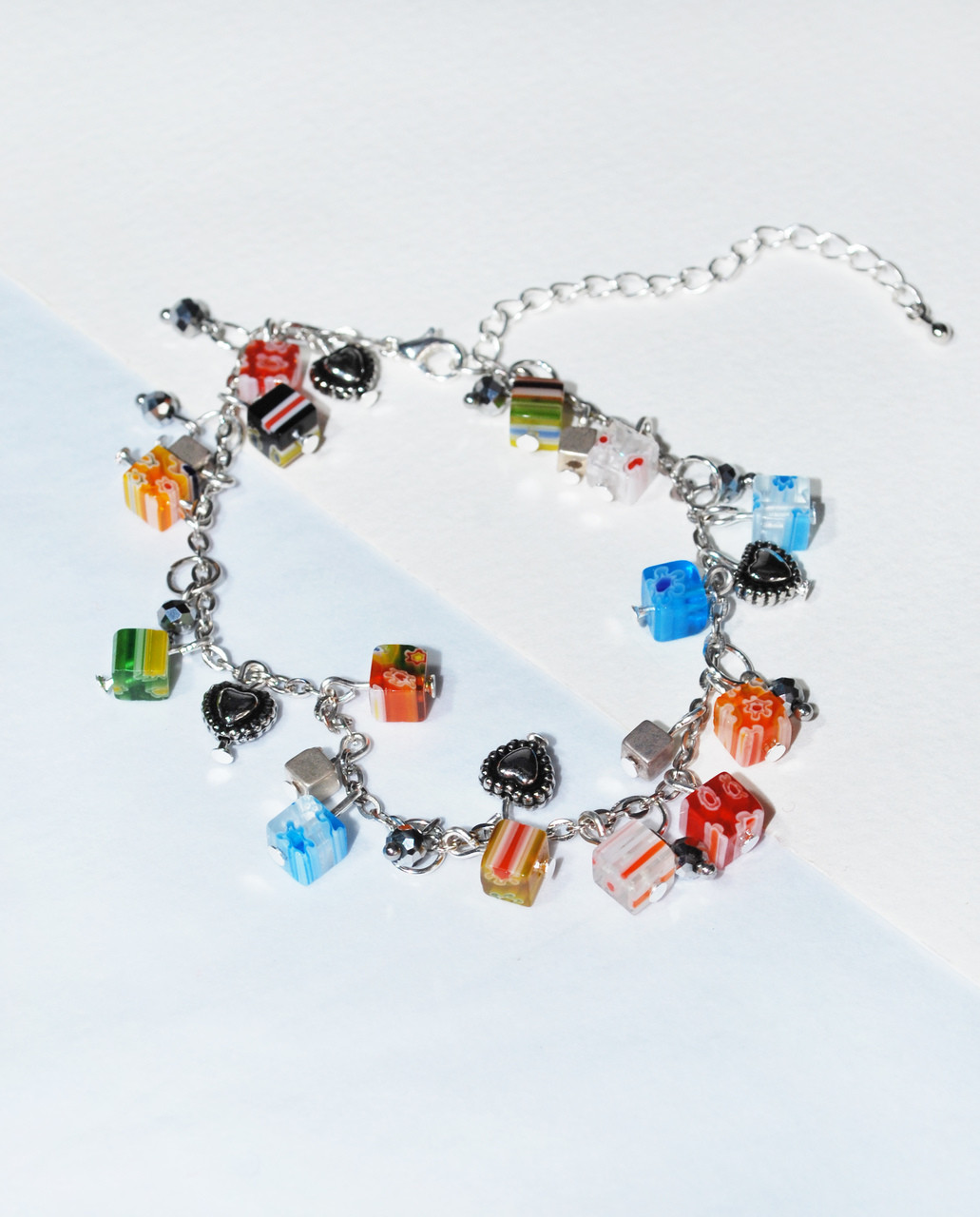 Glass charm shop bracelet beads