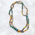 Grace Rainbow Long Crystal and Buri Seed Bead Necklace Grace Rainbow Long Crystal and Buri Seed Bead Necklace