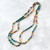 Grace Rainbow Long Crystal and Buri Seed Bead Necklace Grace Rainbow Long Crystal and Buri Seed Bead Necklace