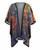 Kimono Cape Top in Exclusive Beech Reflection Print by sustainable From My Mother's Garden label