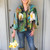 Waterlily Print Viscose Kimono Top by From My Mother's Garden Waterlily Print Viscose Kimono Top by From My Mother's Garden