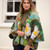 Waterlily Print Viscose Kimono Top by From My Mother's Garden Waterlily Print Viscose Kimono Top by From My Mother's Garden
