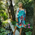 Burano Kaftan Dress With Bold Art Print