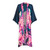 Pink Peonies Long Kimono Robe