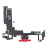 Charging Port Flex Cable For iPhone 14 (Red) (Premium)