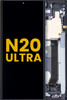 Screen Assembly With Frame (Mystic Black) Compatible For Samsung Galaxy Note 20 Ultra 5G (Premium Refurbished)