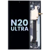Screen Assembly With Frame (Mystic Black) Compatible For Samsung Galaxy Note 20 Ultra 5G (Service Pack)