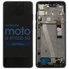 OLED Assembly With Frame For Motorola Moto G Stylus 5G (XT2215-4/ 2022) (Blue) (Premium)