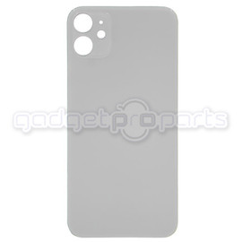Back Glass (Big Camera Hole) for iPhone 11 (White)