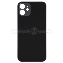 Back Glass (Big Camera Hole) for iPhone 12 (Black) Back Glass (Big Camera Hole) for iPhone 12 (Black)