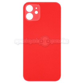 Back Glass (Big Camera Hole) for iPhone 12 (Red)