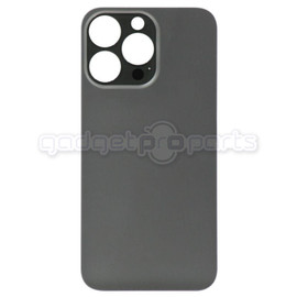 Back Glass (Big Camera Hole) for iPhone 13 Pro Max (Black)