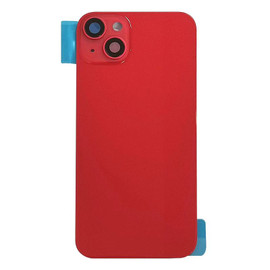 Back Glass With MagSafe Magnets and Camera Lens for iPhone 14 Plus (Red)