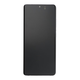 Screen Assembly With Frame (Silver) Compatible For Samsung Galaxy S21 Ultra 5G (Premium Refurbished)