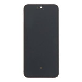 Screen Assembly With Frame (Black) Compatible For Samsung Galaxy S24 FE (Service Pack)