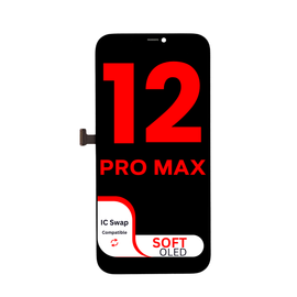 OLED Assembly for iPhone 12 Pro Max (Aftermarket: VX9 / Soft OLED)
