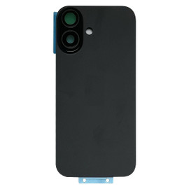 Back Glass With MagSafe Magnets and Camera Lens for iPhone 16 (Black) Back Glass With MagSafe Magnets and Camera Lens for iPhone 16 (Black)