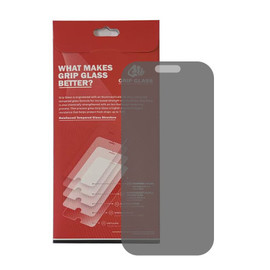 (10 Pack) Grip Glass - Privacy Tempered Glass Screen Protector for iPhone 16 Pro