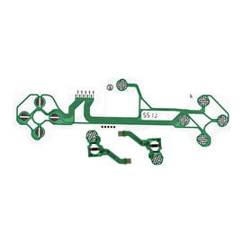 Conductive Film Keypad Ribbon Cable For PlayStation 5 Controllers 3 pcs (Version 2) (Green) (Premium)