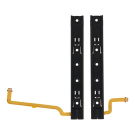 Left & Right Metal Slider Rails with Flex Cable for Nintendo Switch Consoles (Premium)