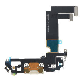 Charging Port Flex Cable For iPhone 12 Mini (White) (Premium)