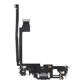 Charging Port Flex Cable For iPhone 12 Pro Max (Black) (Premium)