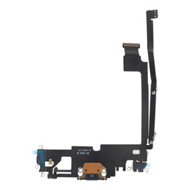 Charging Port Flex Cable For iPhone 12 Pro Max (Black) (Premium)