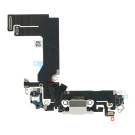 Charging Port Flex Cable For iPhone 13 Mini (White) (Premium)