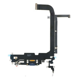Charging Port Flex Cable For iPhone 13 Pro Max (Blue) (Premium)