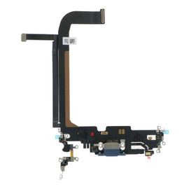Charging Port Flex Cable For iPhone 13 Pro Max (Blue) (Premium)