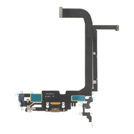 Charging Port Flex Cable For iPhone 13 Pro Max (Gold) (Premium)