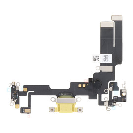 Charging Port Flex Cable For iPhone 14 (Yellow) (Premium)