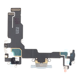 Charging Port Flex Cable For iPhone 15 (Blue) (Premium)