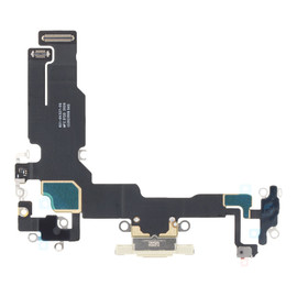 Charging Port Flex Cable For iPhone 15 (Yellow) (Premium)