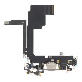 Charging Port Flex Cable For iPhone 15 Pro (Natural Titanium) (Premium)