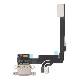 Charging Port Flex Cable For iPhone 16 Pro (Natural Titanium) (Premium)