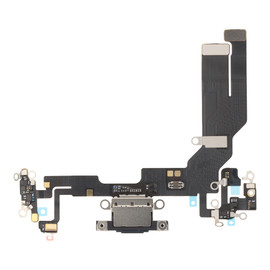 Charging Port Flex Cable For iPhone 16e (Black) (Premium)