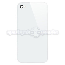 iPhone 4S/4 CDMA Back Glass NO LOGO (White)