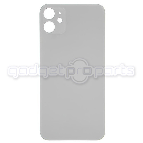 Back Glass (Big Camera Hole) for iPhone 11 (White) Back Glass (Big Camera Hole) for iPhone 11 (White)