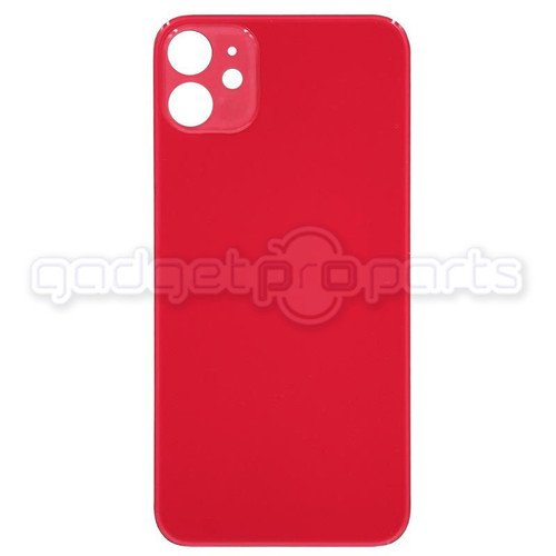 Back Glass (Big Camera Hole) for iPhone 11 (Red) Back Glass (Big Camera Hole) for iPhone 11 (Red)