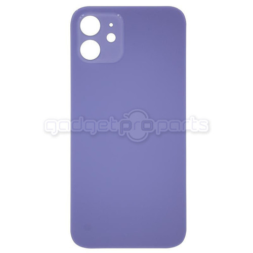 Back Glass (Big Camera Hole) for iPhone 12 (Purple)
