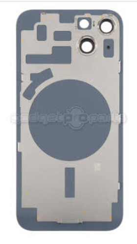 Back Glass With MagSafe Magnets and Camera Lens for iPhone 14 Plus (White)