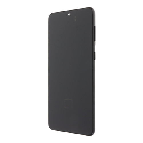 Screen Assembly With Frame (Black) Compatible For Samsung Galaxy S21 Plus 5G (Premium Refurbished)